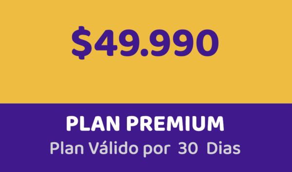 Plan Premium válido por 60 días